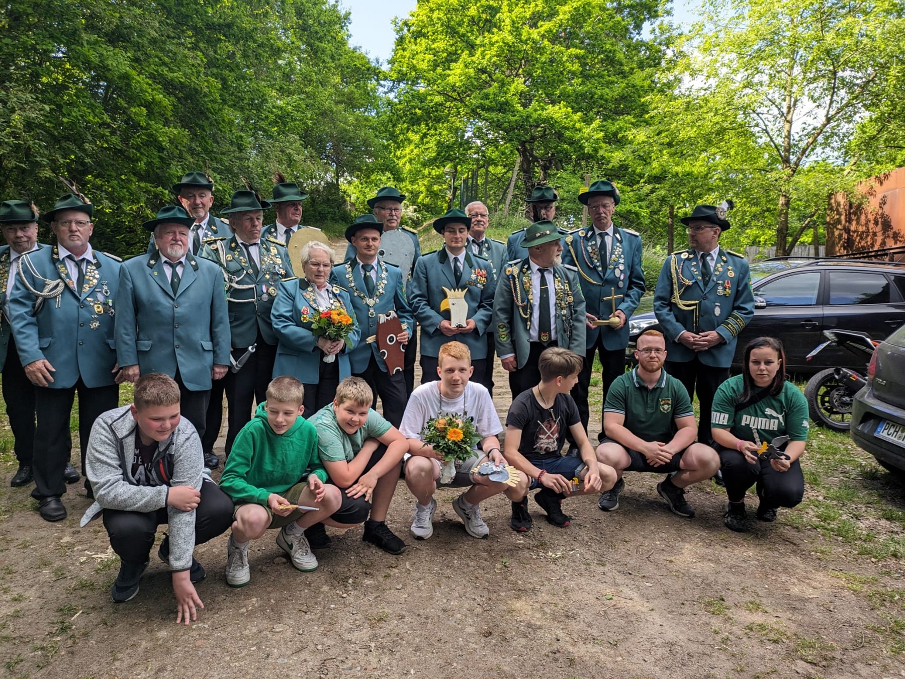 Gruppenbild der Schützenzunft