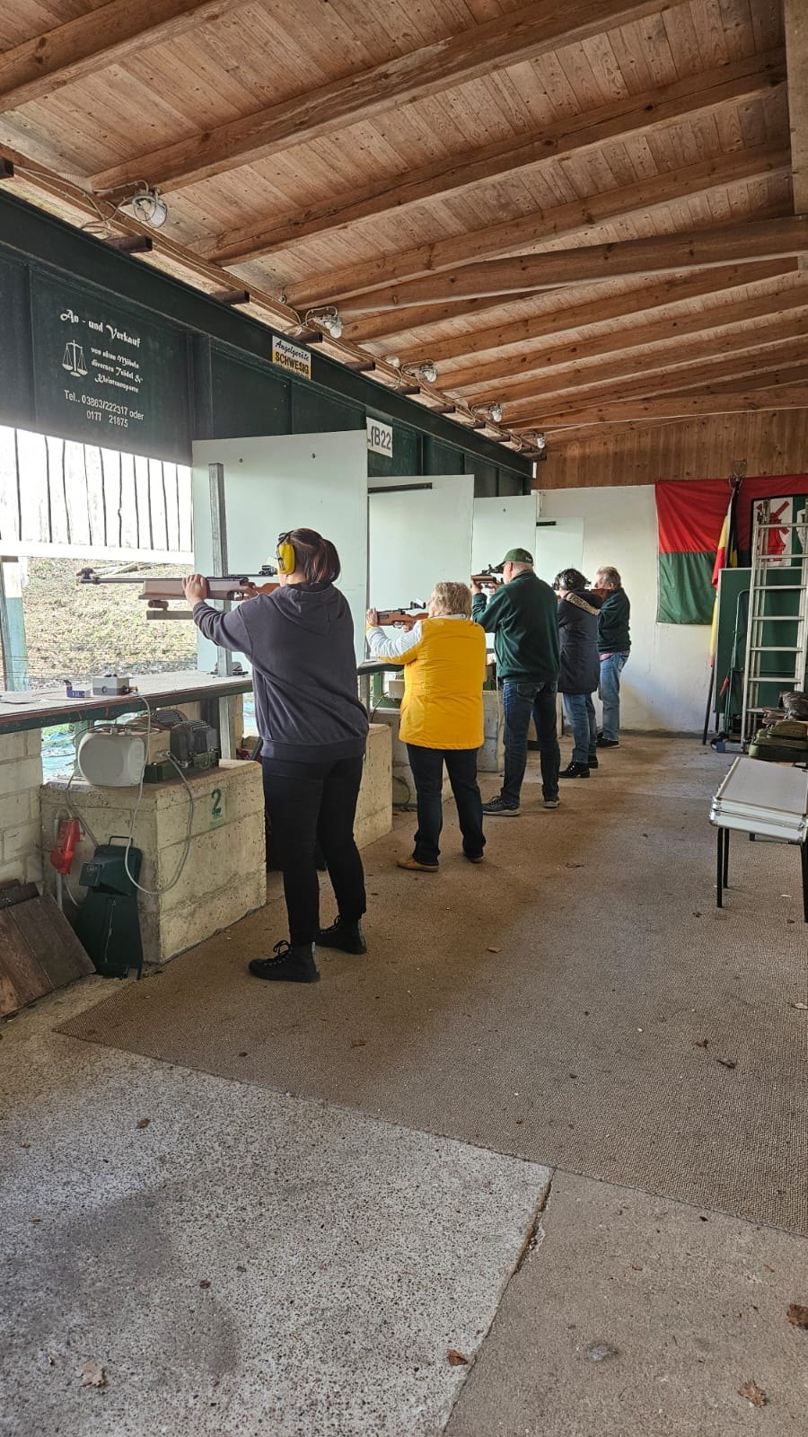 Training auf dem Schießstand